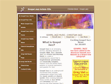 Tablet Screenshot of gospeljazzcds.com